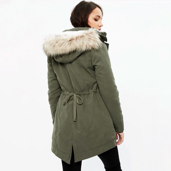 🆕SMALL SHERPA LINED ANORAK JACKET BLACK - Picture 5 of 11